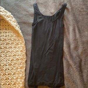 Stretchy black tank